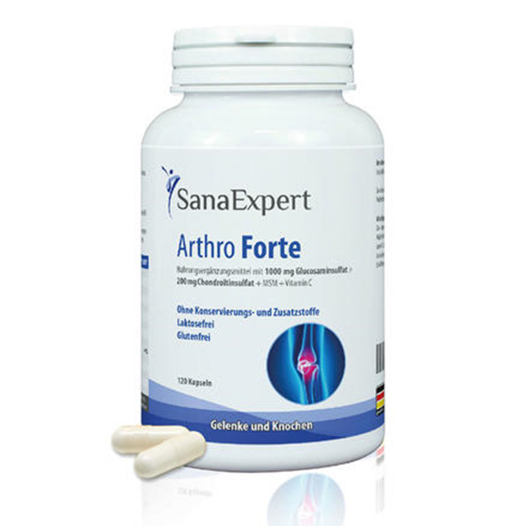 SANAEXPERT 氨糖维骨力*灵骨维力硫酸氨基葡萄糖胺软骨素胶囊 120粒