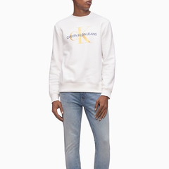 【5.6折】Calvin Klein Monogram Logo 男款圆领卫衣