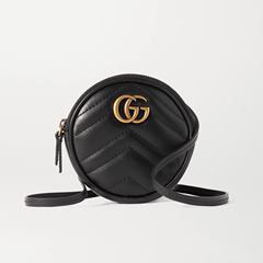 好价！【限时**10%】GUCCI GG Marmont 绗缝皮革单肩包