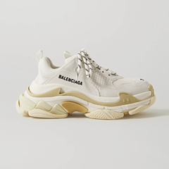 8.3折！BALENCIAGA 刺绣皮革老爹鞋