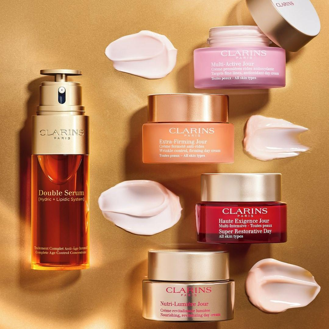 B-glowing：Clarins 娇韵诗全场护肤，收双萃精华、护肤套装