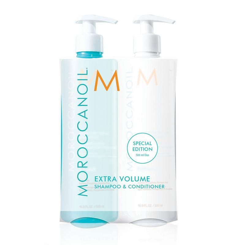 【8.2折+满赠】Moroccanoil 摩洛哥油 丰盈蓬松洗护套装 500mlx2