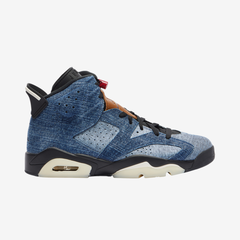 【少量黄金码】Jordan retro 6 AJ6 水洗丹宁篮球鞋