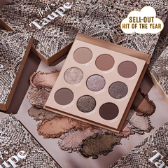 ColourPop ：蛇纹眼影盘 Taupe