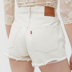 【5.8折】Levi's 李维斯 501 白色牛仔短裤
