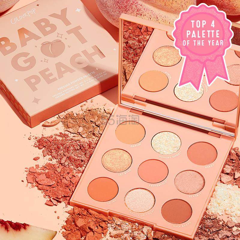 【*15%】Colourpop 卡拉泡泡 baby got peach 桃子盘