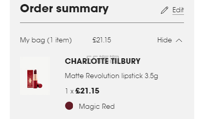 【上新】Charlotte Tilbury CT 中国新年限量哑光唇膏 Magic Red