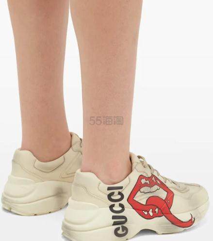 GUCCI Rhyton 印花图案小脏鞋