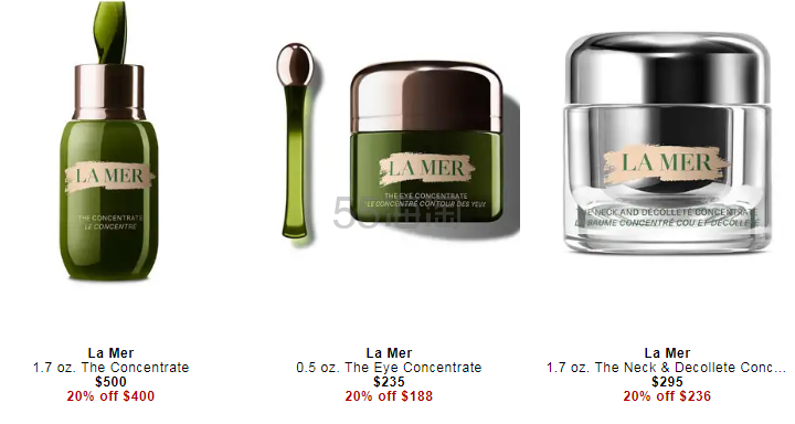 Neiman Marcus： LA MER 海蓝之谜 经典面霜等美妆护肤