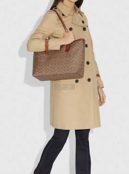Coach Central Tote 经典帆布涂层手袋