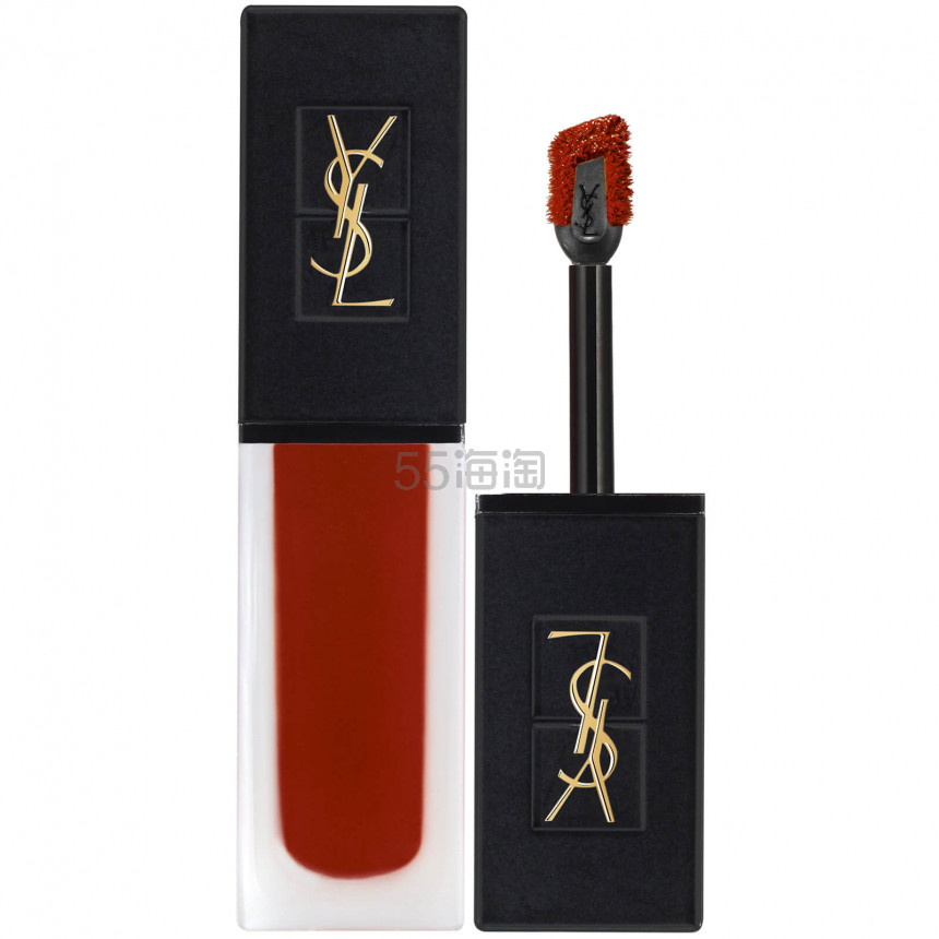 YSL 圣罗兰 新品黑盖丝绒唇釉