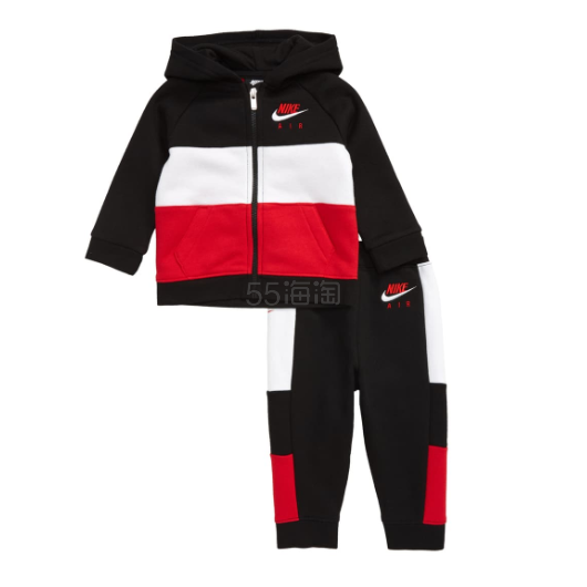 NIKE Air Full Zip Hoodie & Jogger Pants Set 婴童款运动套装