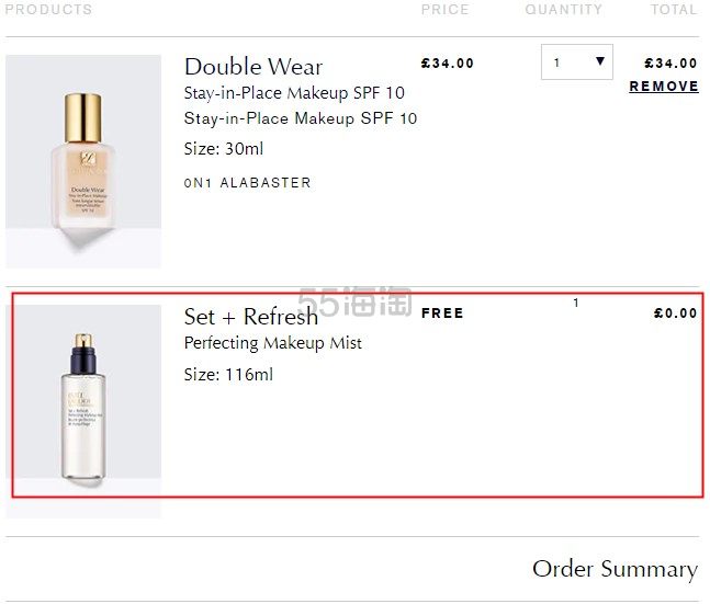 Estee Lauder 雅诗兰黛 英国官网：买任意底妆产品