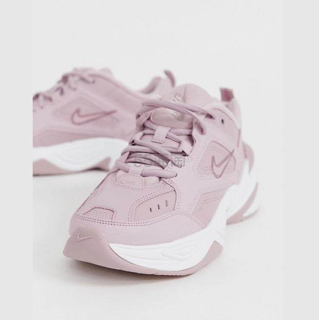 【大码福利】Nike 耐克 M2K Tekno trainers 樱花粉运动鞋