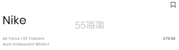 Nike 耐克 Air Force 1 07 空军1号 浅灰色运动鞋