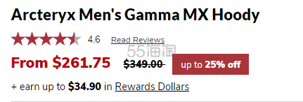 Arcteryx 始祖鸟 Gamma MX  男士连帽衫