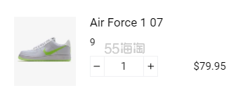 NIKE 耐克 AIR FORCE 1 07 空军一号男子板鞋
