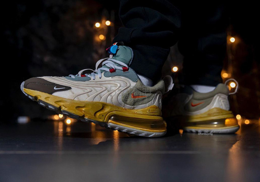 【Travis Scott联名】Nike Air Max 270 React ENG 耐克联名款休闲运动鞋