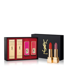 【6.7折+含税】YSL 圣罗兰 限量版迷魅纯漾亮采方管口红套装