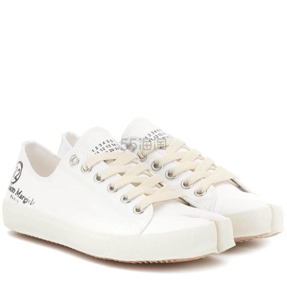 7折 Mytheresa官网 Maison Margiela Sneakears 马吉拉小白鞋 226 约1787元