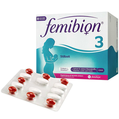 【8.6折】Femibion 伊维安3段56天量叶酸孕期哺乳活性叶酸DHA