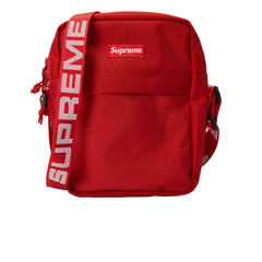 StockX绿叉：Supreme Shoulder Bag (SS18) Red 斜挎包 红色