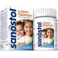 【6.7折】Sanostol 儿童钙片多种维生素咀嚼片75粒