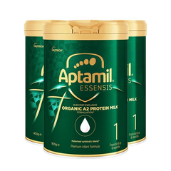 【热卖】Aptamil爱他美 奇迹绿罐婴幼儿配方奶粉1段 900g 3罐包邮装