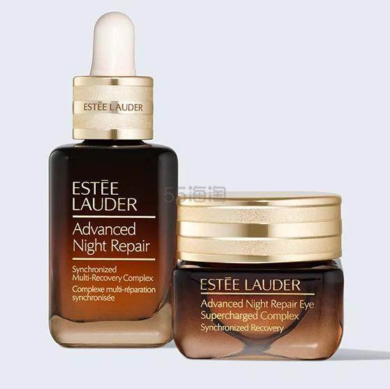 雅诗兰黛小棕瓶眼霜+精华套装