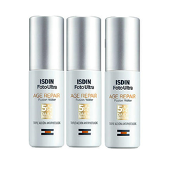 【3瓶装包邮含税】ISDIN 怡思丁 水感*液 小白瓶SPF50+ 50mlx3