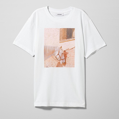 Relaxed Cian T-shirt 经典白色印花T恤