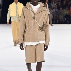 JACQUEMUS 走秀款格纹休闲套装