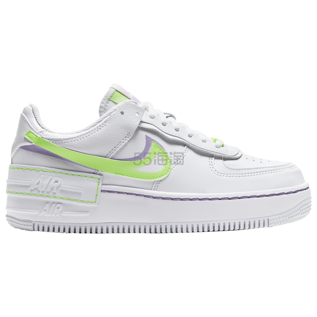 Nike Air Force 1 Shadow 白紫绿美国 价格 返利 评价 55海淘 Nike Air Force 1 Shadow 白紫绿美国 价格 返利 评价 55海淘