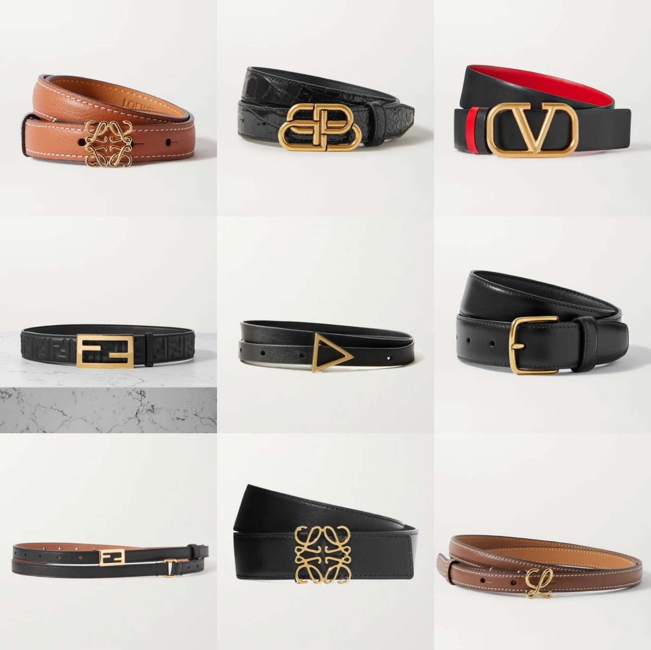 NAP 亚太：大牌腰带专场 收Loewe、巴黎世家、BV