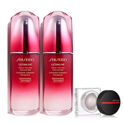 【8.5折+三重满赠】Shiseido 资生堂 红腰子 75ml*2+高光套装