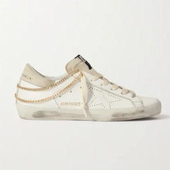 【8.5折码全】Golden Goose Superstar 链条皮革运动鞋