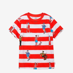 Vans x Where's Waldo 印图童装T恤 少量