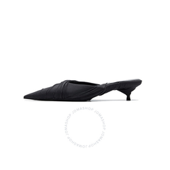 【变相3.7折】Balenciaga巴黎世家 Knife缎面穆勒鞋