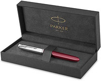 PARKER 派克  51 礼盒装钢笔 酒红色笔杆镀铬装饰 中号笔尖 带黑色墨盒