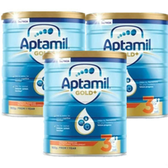 【*直邮】 Aptamil 爱他美 金装婴幼儿奶粉 3段 900g 3罐装