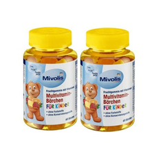 【*直邮】Das gesunde Plus Mivolis 儿童多种复合维生素小熊软糖 60粒x2