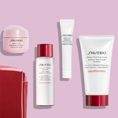 Shiseido资生堂：全场护肤美妆满$100送自选5件套