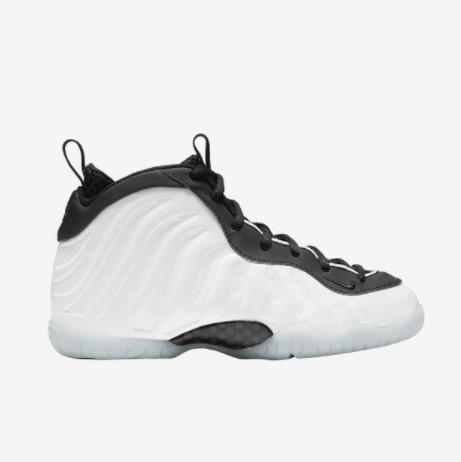 Nike Little Posite One 大童 白黑 喷泡 少量现货