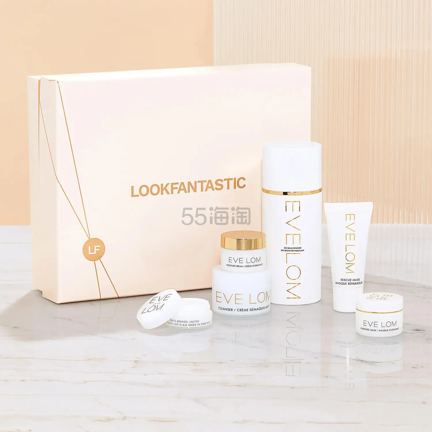 LOOKFANTASTIC x EVE LOM联名礼盒！封面全部低至£35！含2正装！