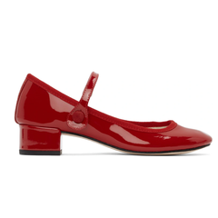 【5折+直邮中国】Repetto 红色漆皮玛丽珍鞋