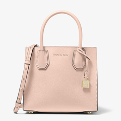 【5折】Michael Kors 中号Mercer风琴包 樱花粉