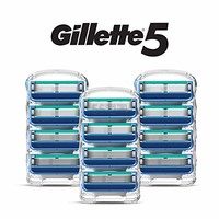 【含税直邮】Gillette 吉列 锋隐5 剃须刀头 12件装