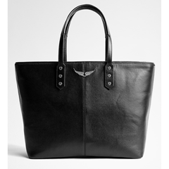 【7折】Zadig & Voltaire (FR)：黑色皮革手提包