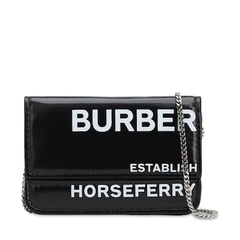 【变相4.8折】Burberry 字母印花链条钱包