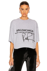 【8折】Balenciagag 巴黎世家 LOGO T恤 灰色